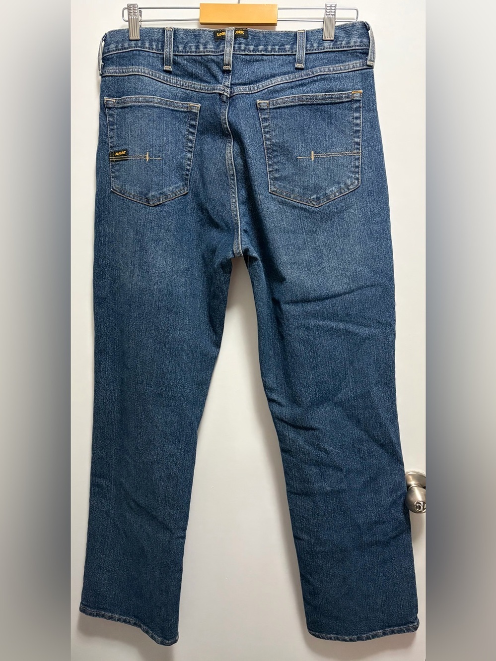 Ariat Men's Rebar M4 DuraStretch Relaxed Boot Cut Jeans Size 34x34 - Picture 4 of 10
